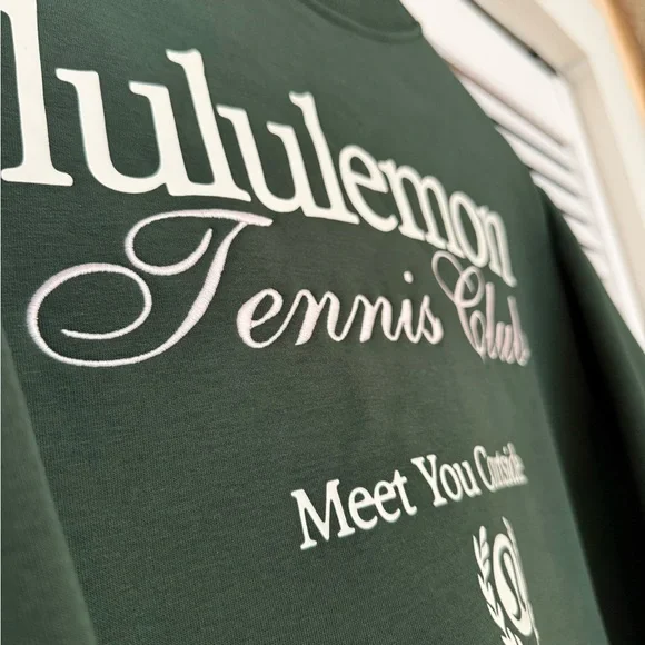 Lululemon Tennis Club crewneck- Forest green - Picture 3 of 8